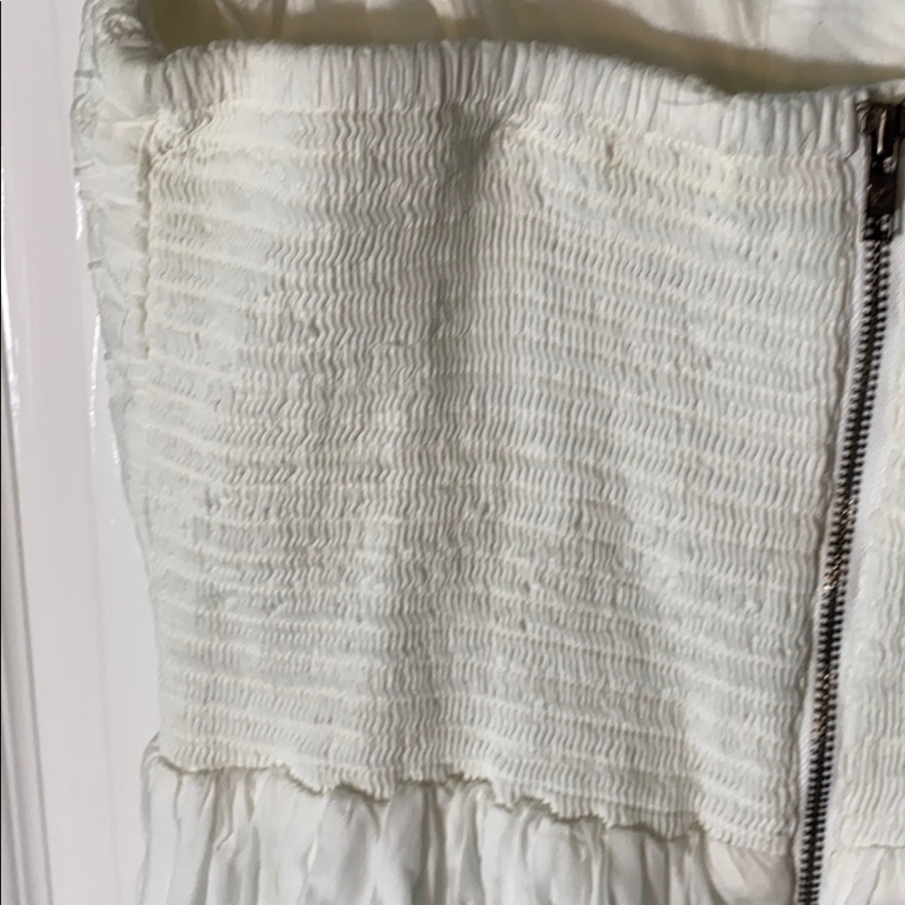 American Eagle sundress white and ombré turquoise - Picture 6 of 13